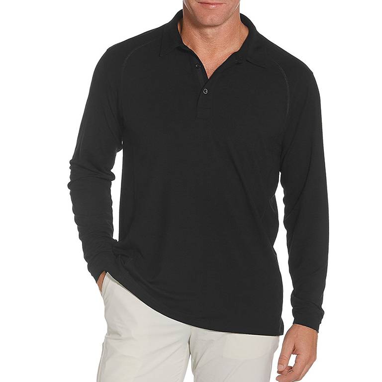 Long Sleeve Merino Wool Polo Shirts